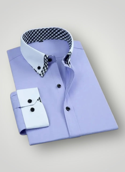 Men's Non-Iron Double Layer Dress Shirt