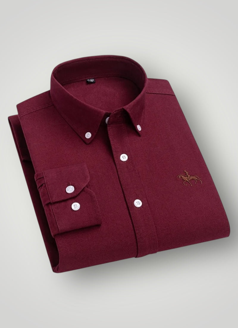 Oxford Cotton Long Sleeve Dress Shirt