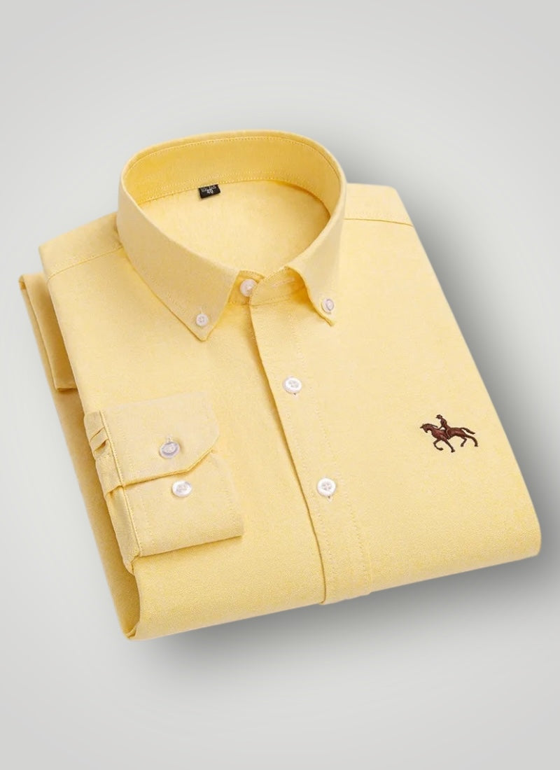 Oxford Cotton Long Sleeve Dress Shirt