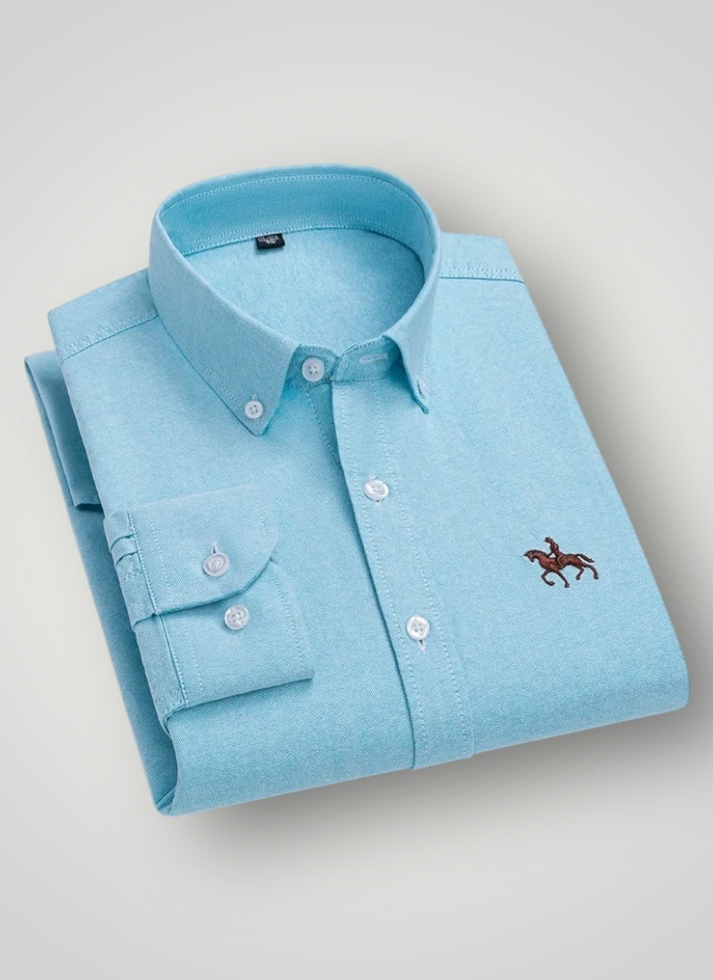 Oxford Cotton Long Sleeve Dress Shirt