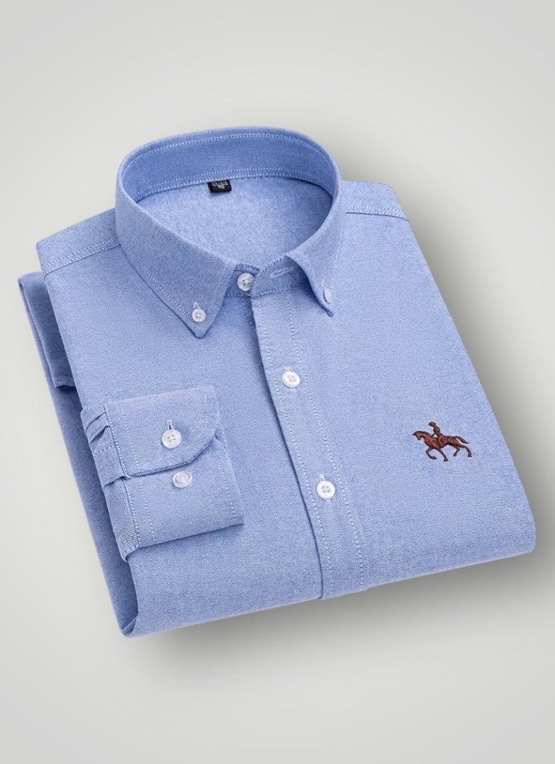 Oxford Cotton Long Sleeve Dress Shirt