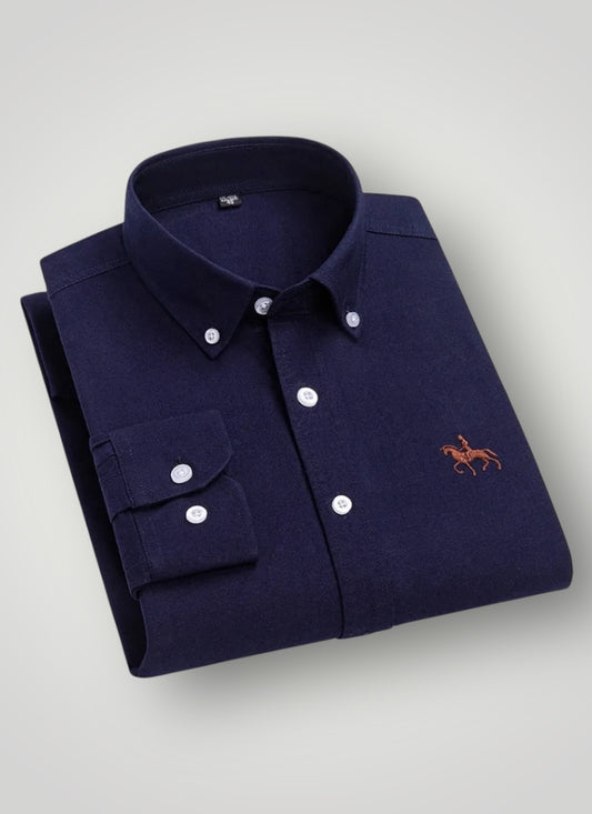 Oxford Cotton Long Sleeve Dress Shirt