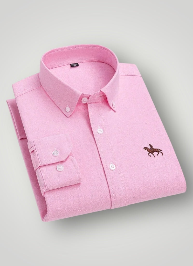 Oxford Cotton Long Sleeve Dress Shirt
