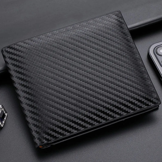 Wallet Carbon Fiber Zipper