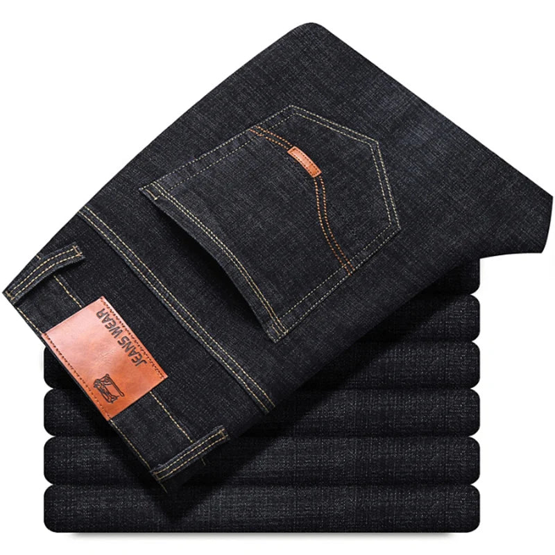Men's Slim Fit Stretch Denim Trousers