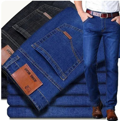 Men's Slim Fit Stretch Denim Trousers