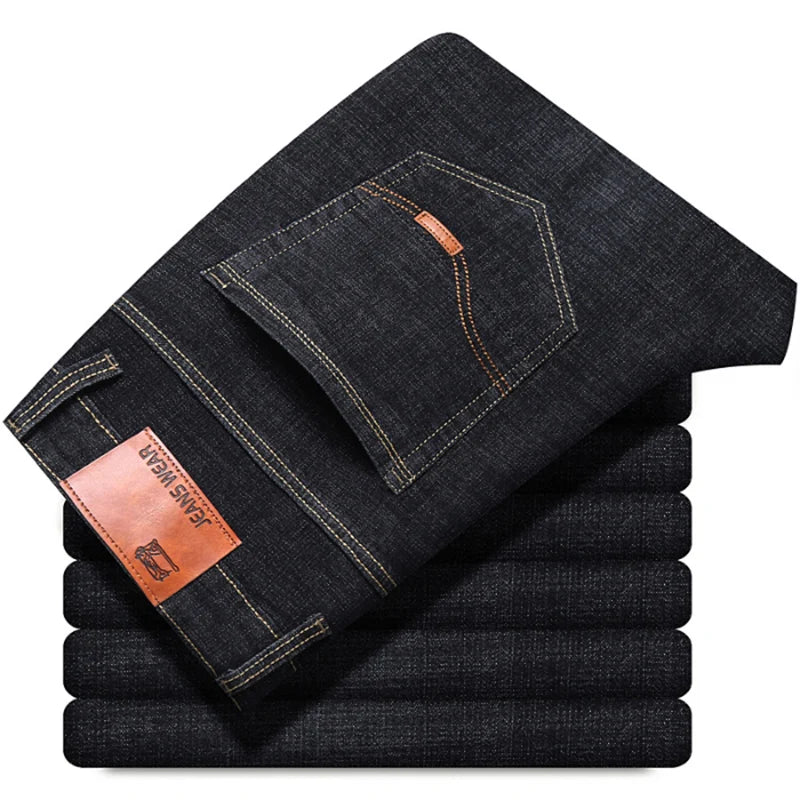 Men's Slim Fit Stretch Denim Trousers