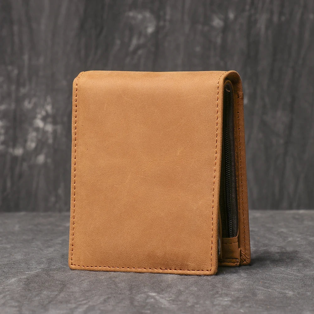 Wallet LUOKIR Crazy Horse Leather