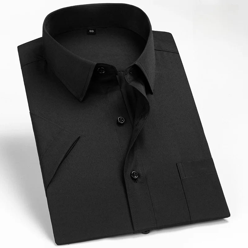 Essential White T-shirt – Short Sleeve Dress Shirt