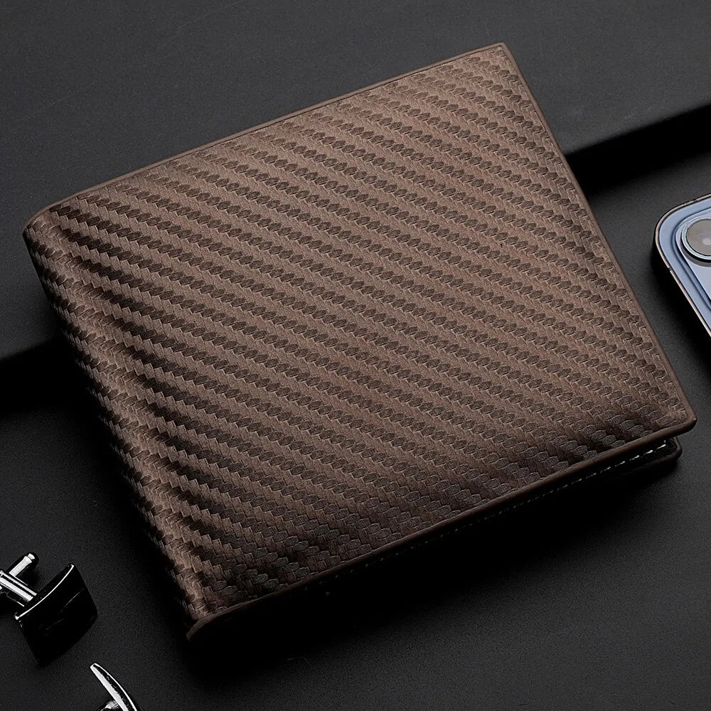 Wallet Carbon Fiber Zipper