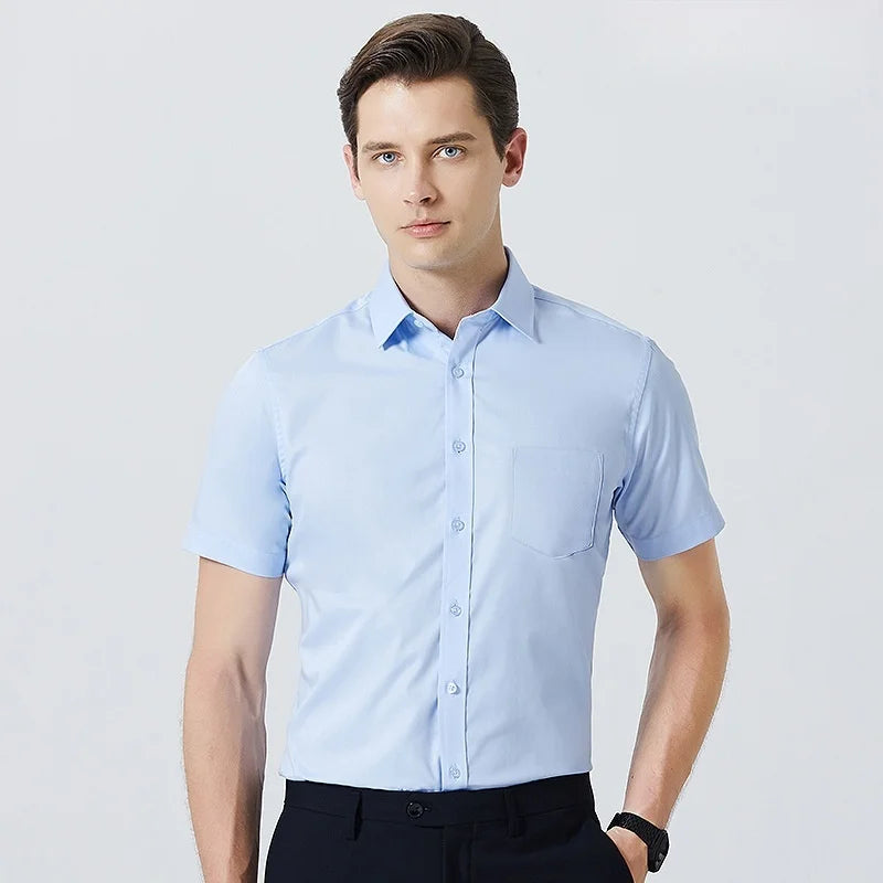 Essential White T-shirt – Short Sleeve Dress Shirt