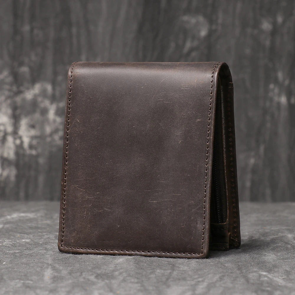 Wallet LUOKIR Crazy Horse Leather