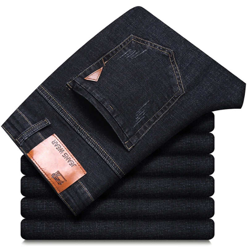Men's Slim Fit Stretch Denim Trousers