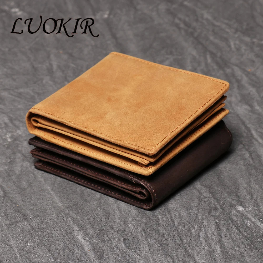 Wallet LUOKIR Crazy Horse Leather