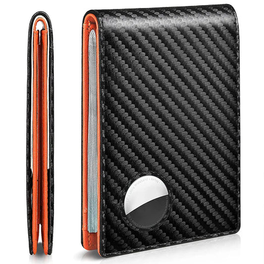 Wallet Carbon Fiber Airtag