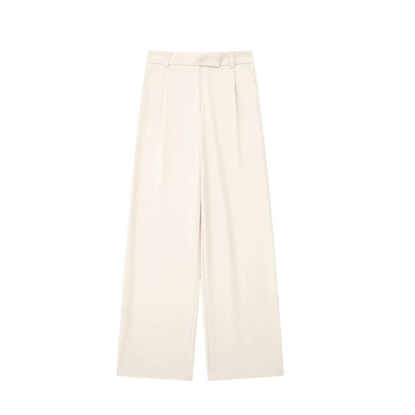 High-Waist Tailored Trousers