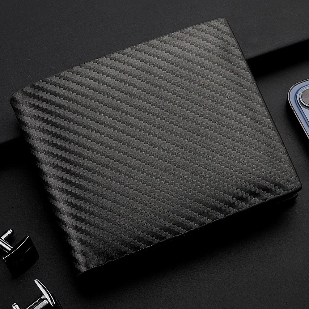 Wallet Carbon Fiber Zipper