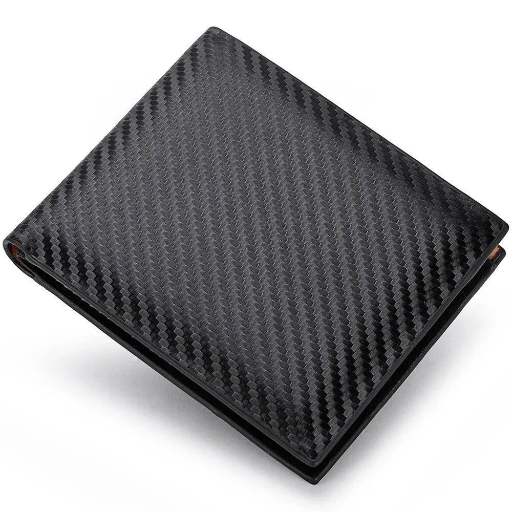 Wallet Carbon Fiber Zipper
