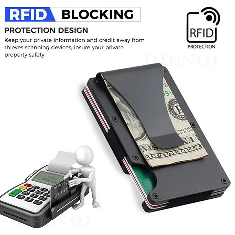 Wallet Slim RFID Money Clip