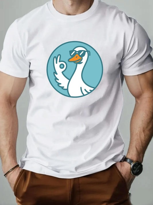 Duck Gesture Graphic T-shirt