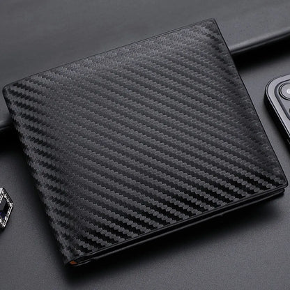Wallet Carbon Fiber Zipper
