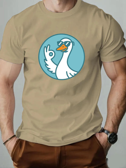 Duck Gesture Graphic T-shirt