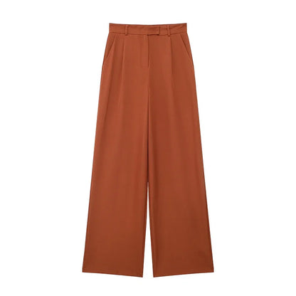 High-Waist Tailored Trousers