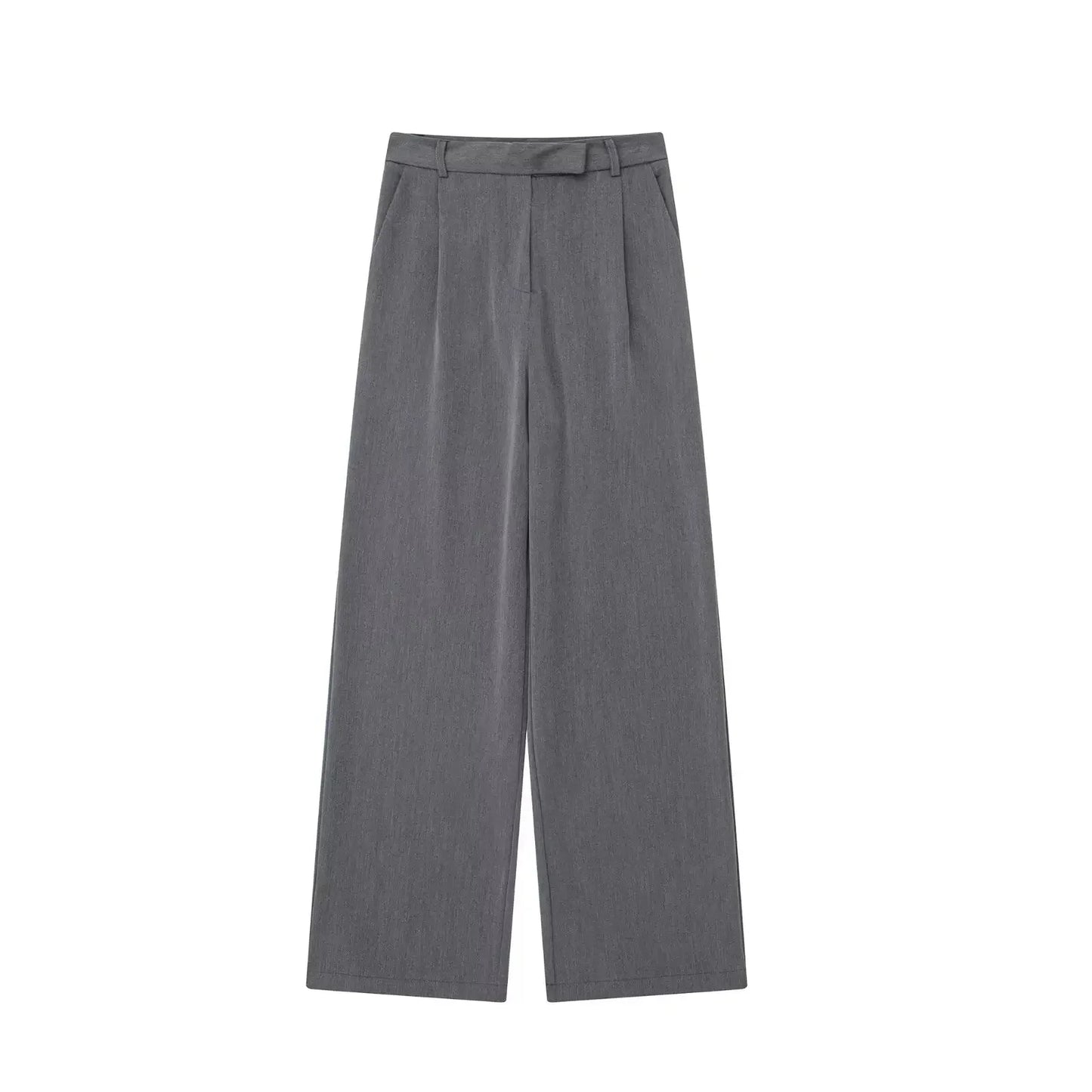 High-Waist Tailored Trousers