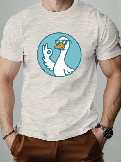 Duck Gesture Graphic T-shirt