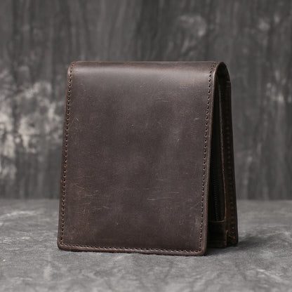 Wallet LUOKIR Crazy Horse Leather