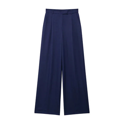 High-Waist Tailored Trousers