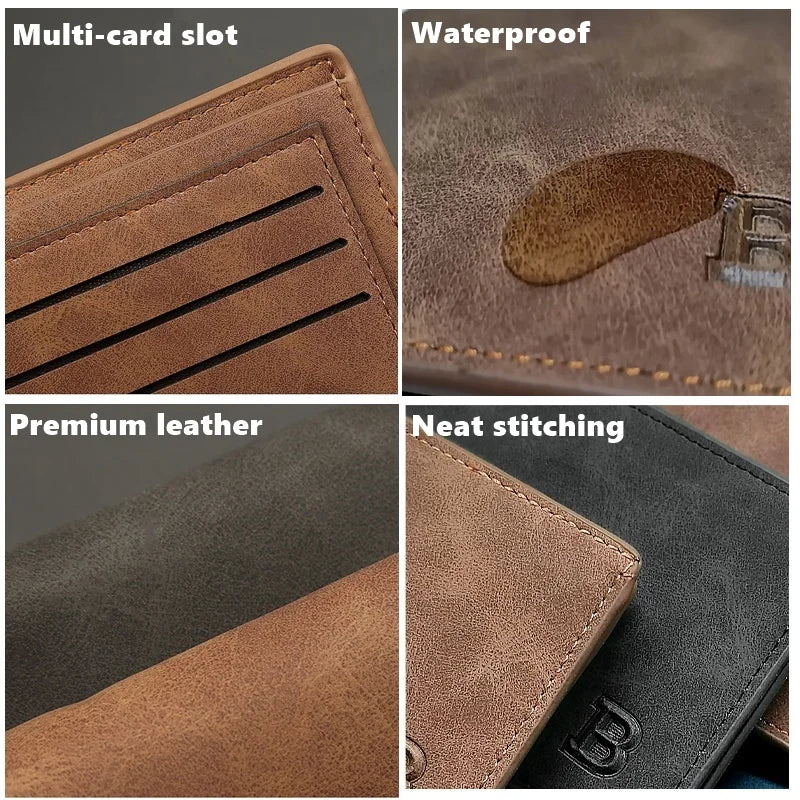 Wallet Retro Slim Zipper