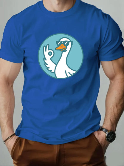 Duck Gesture Graphic T-shirt