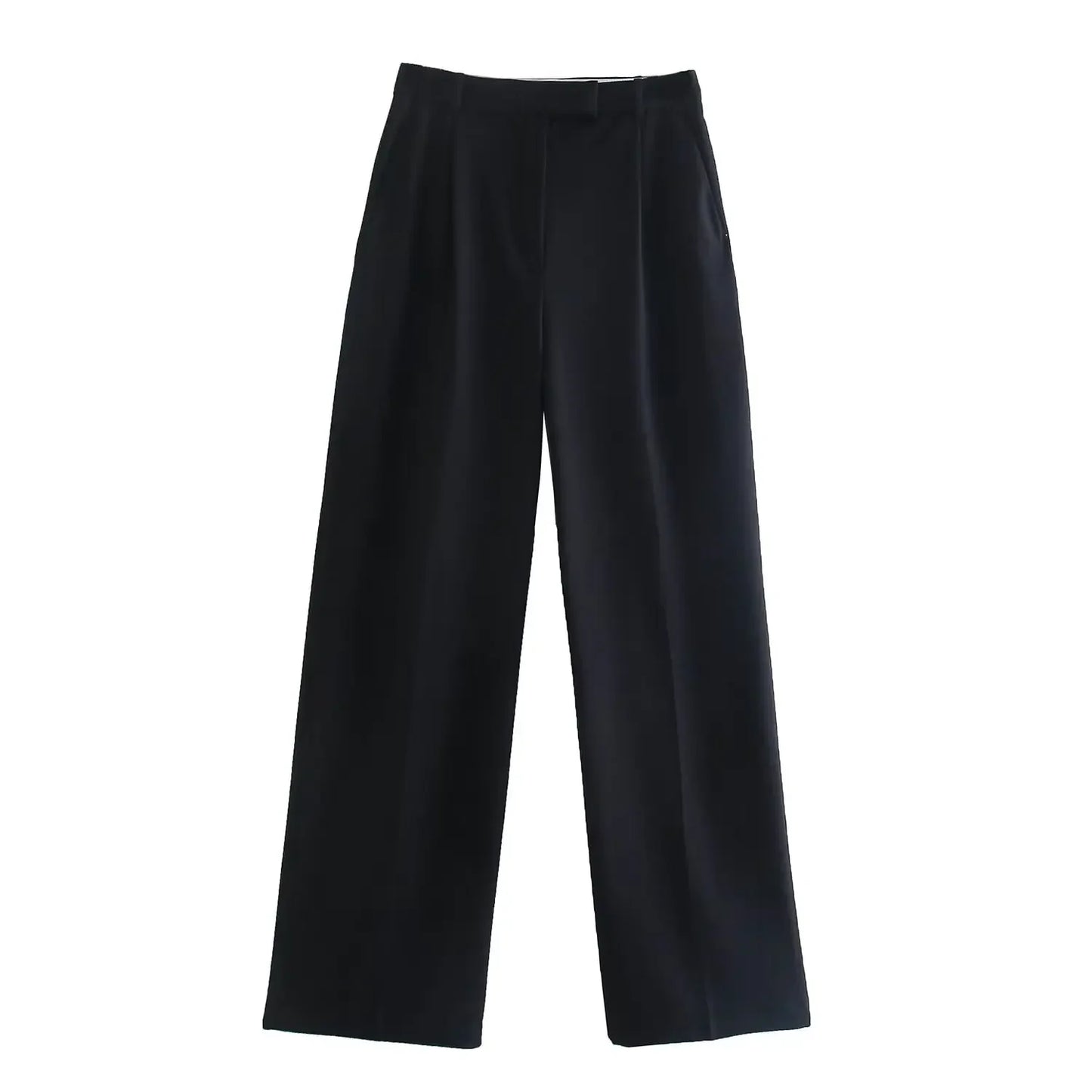 High-Waist Tailored Trousers