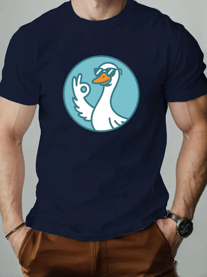 Duck Gesture Graphic T-shirt